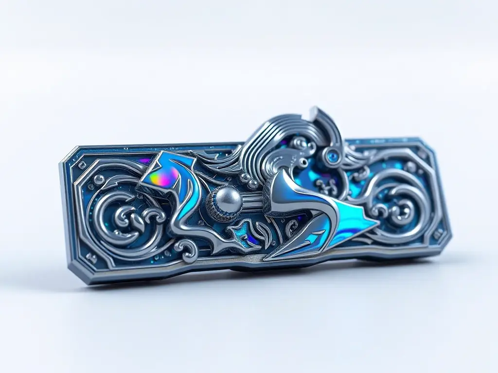 A digital rendering of a rare Equalism NFT with a holographic effect, emphasizing its limited edition status and unique design.