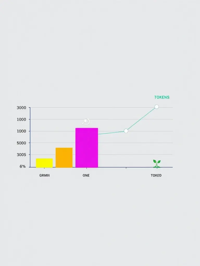 A bar graph showing the amount of tokens allocated to the development fund, emphasizing its importance for the project's future growth.